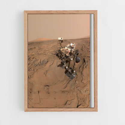 ap-mars rover curiosity-1 cadre Bois clair