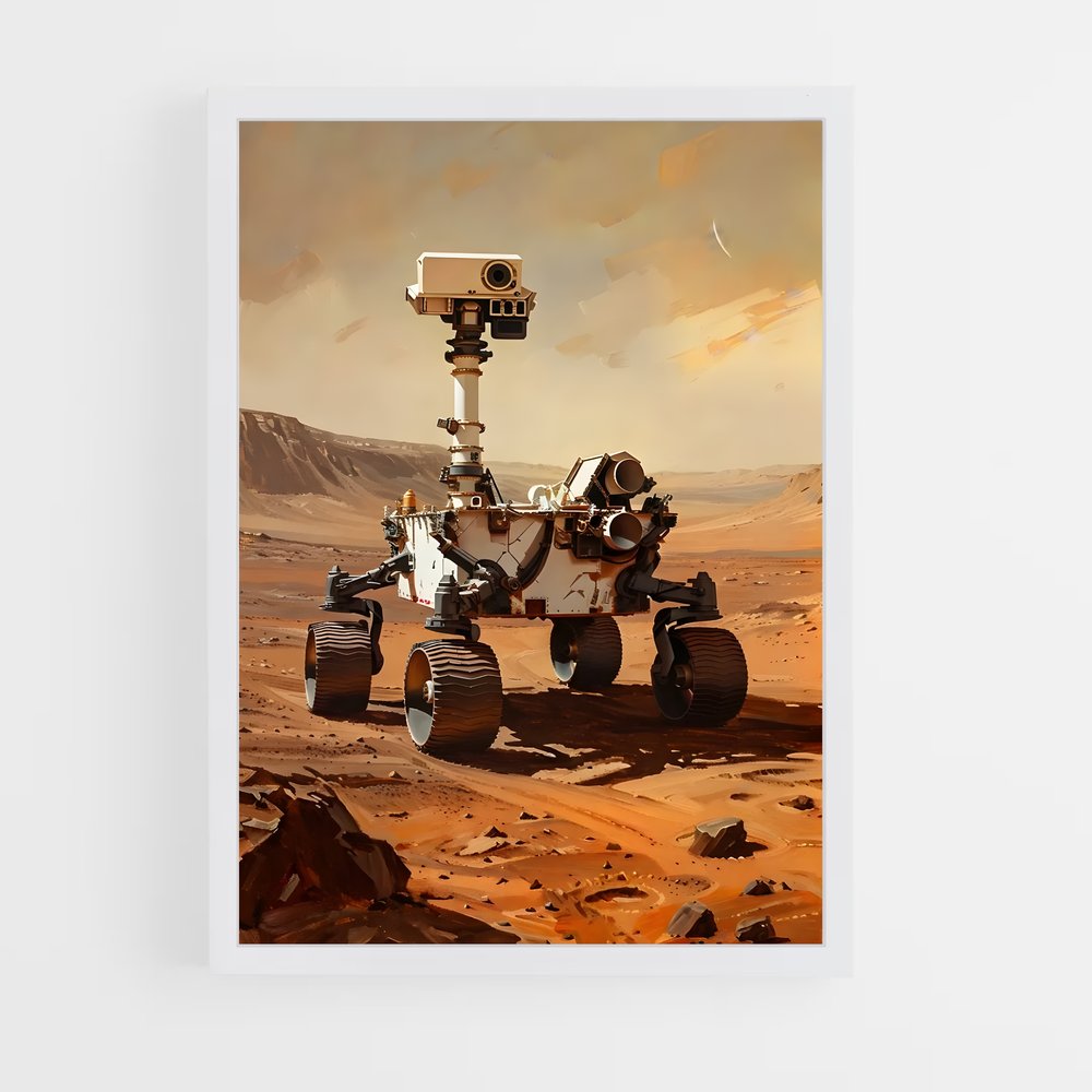 ap-mars rover perseverance-3 cadre Blanc