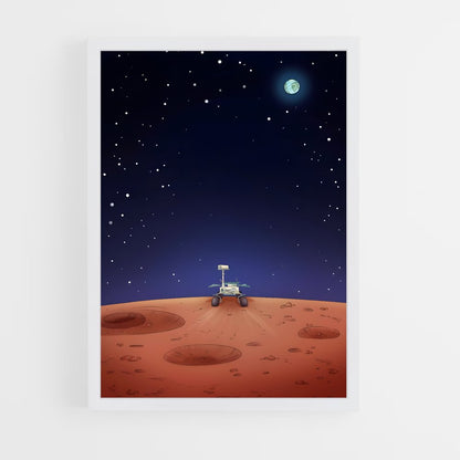 ap-mars rover perseverance-4 cadre Blanc