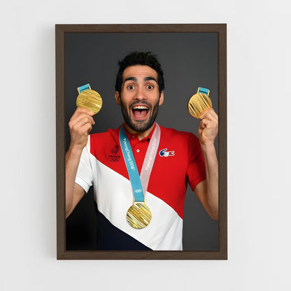ap-martin fourcade-6 cadre Bois foncé