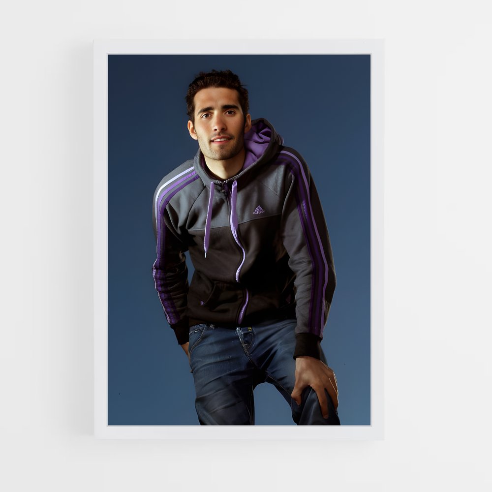 ap-martin fourcade-9 cadre Blanc