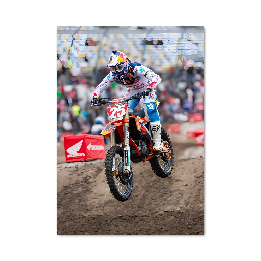 Poster L'Art du Motocross