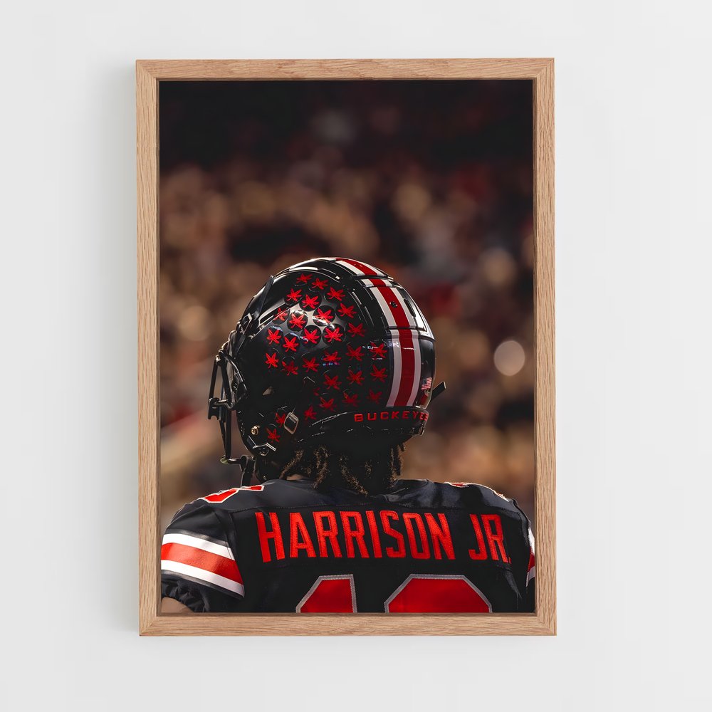 ap-marvin harrison jr-1 cadre Bois clair
