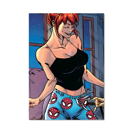 Poster Mary Jane en Bleu