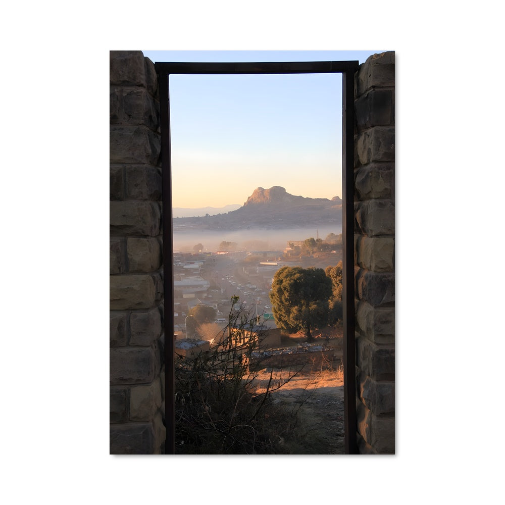 Poster Vue sur Maseru