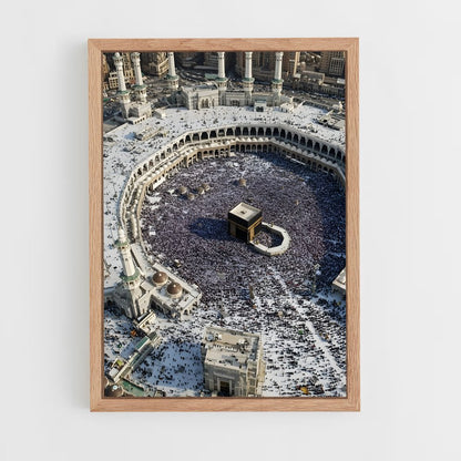 ap-masjid al haram-4 cadre Bois clair