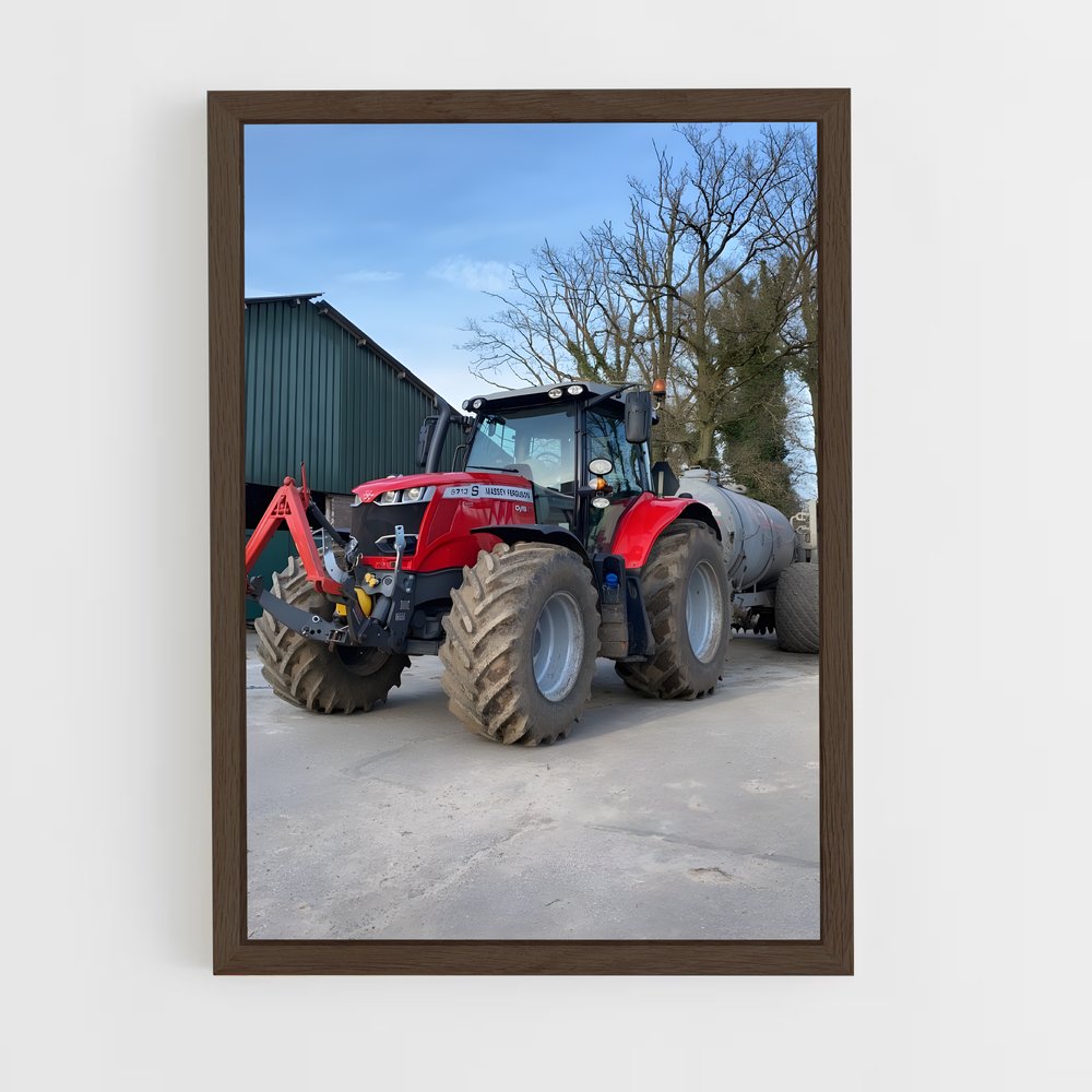 ap-massey ferguson-3 cadre Bois foncé