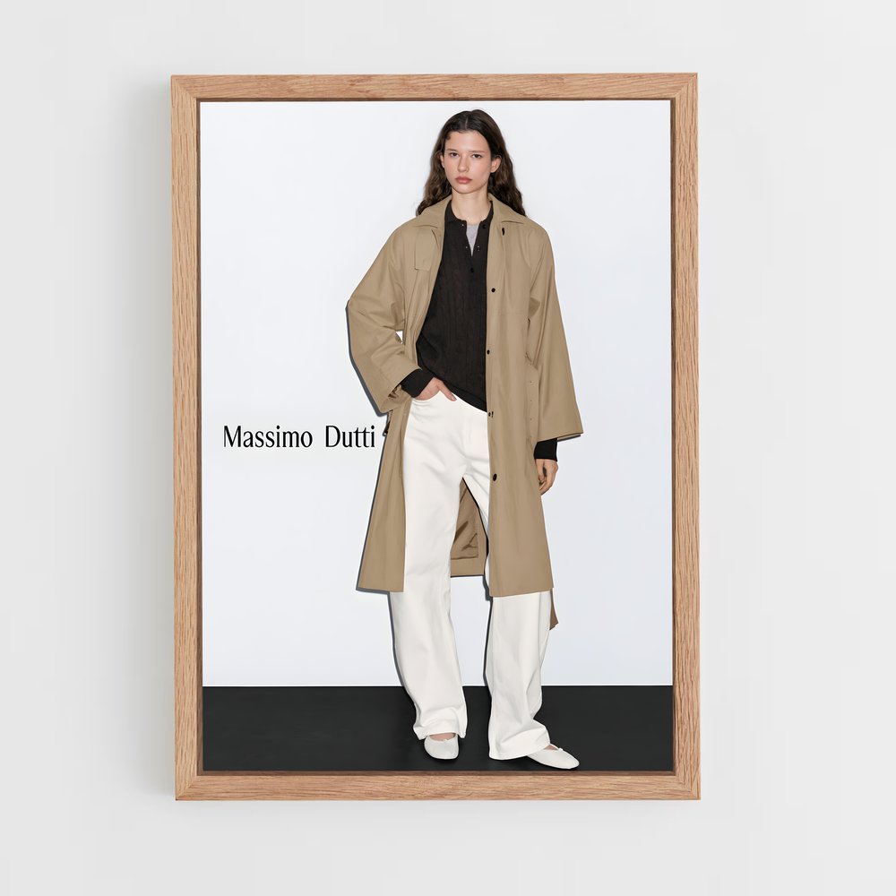 ap-massimo dutti-3 cadre Bois clair