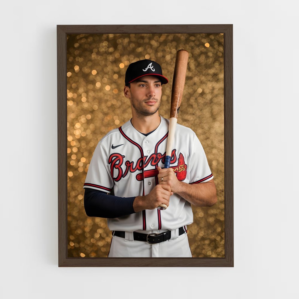ap-matt olson-6 cadre Bois foncé