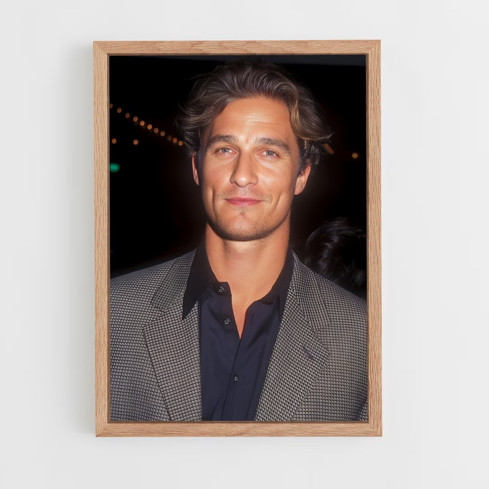 ap-matthew mcconaughey-1 cadre Bois clair