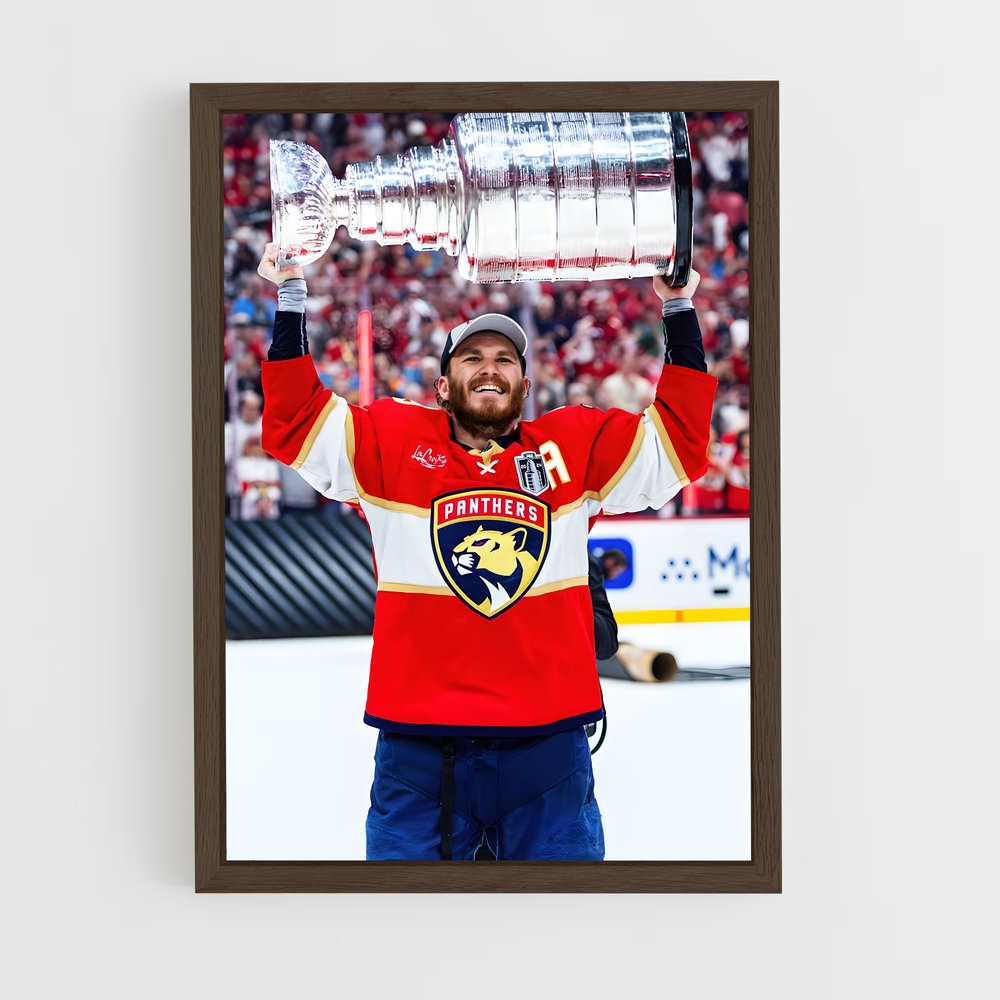 ap-matthew tkachuk-2 cadre Bois foncé