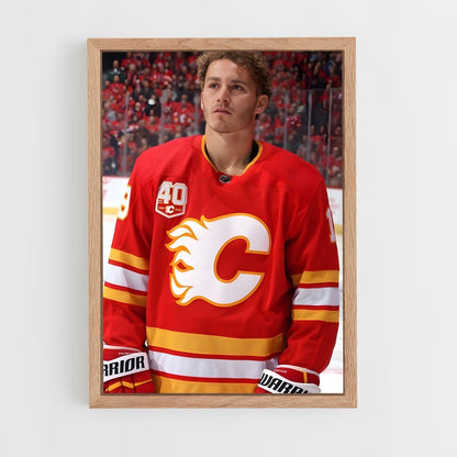 ap-matthew tkachuk-3 cadre Bois clair