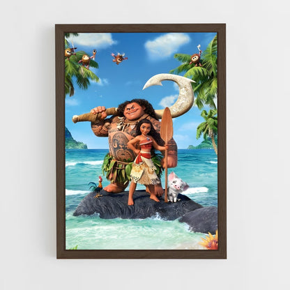 ap-maui-5 cadre Bois foncé