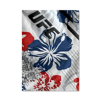 Poster Fleurs de Muay Thai
