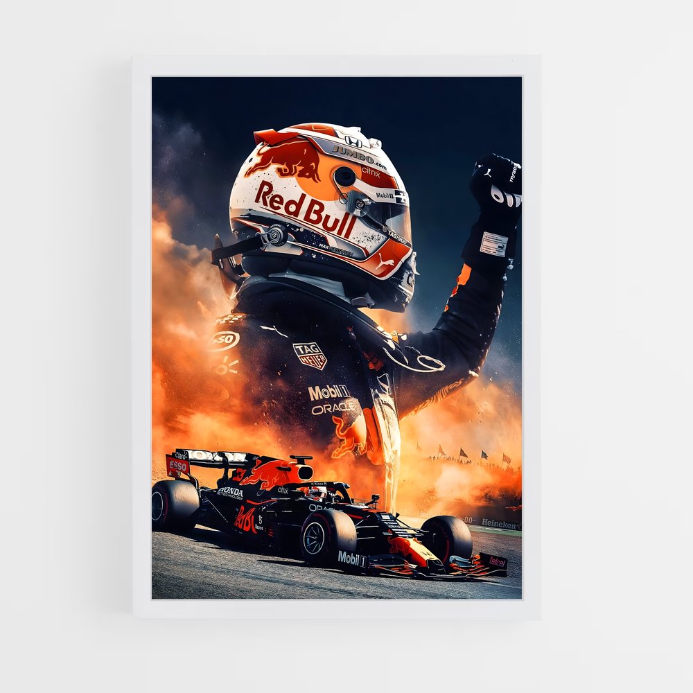 ap-max verstappen-1 cadre Blanc