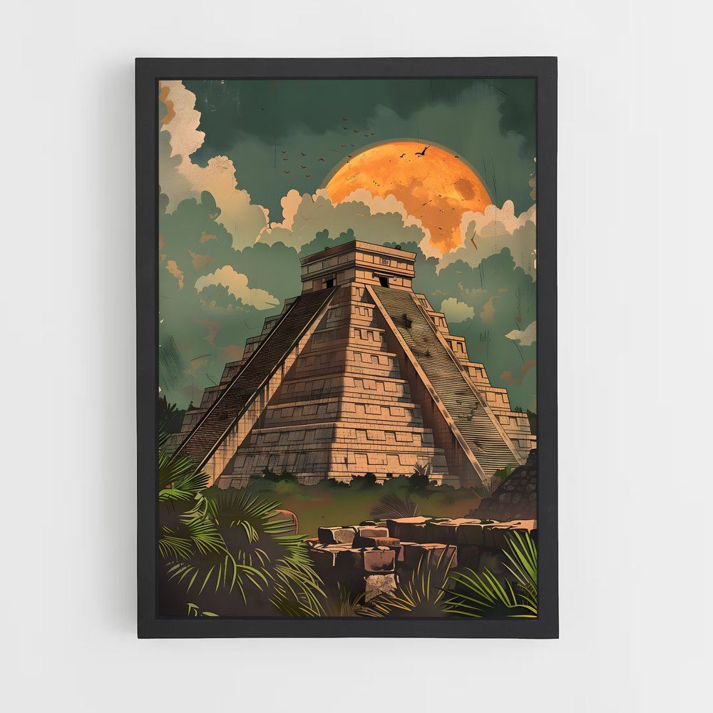 ap-mayan pyramid-2 cadre Noir