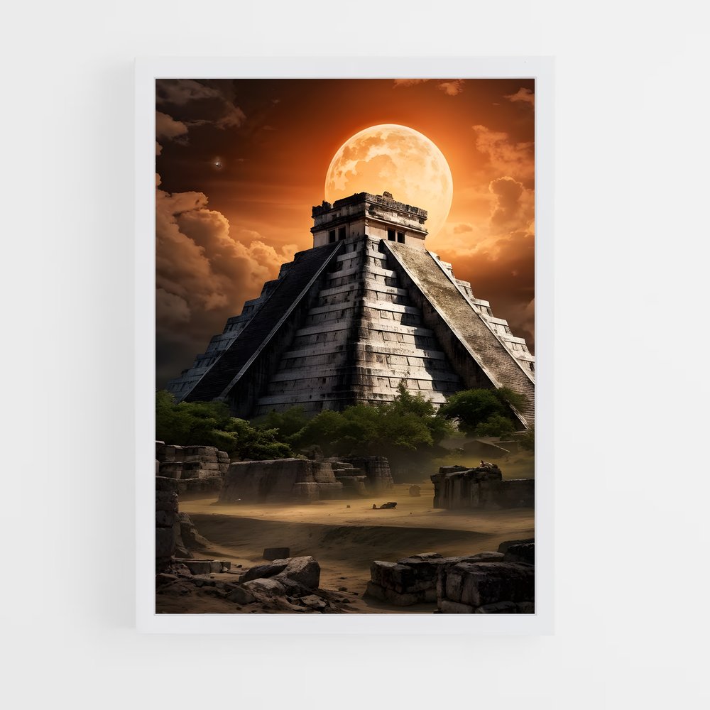 ap-mayan pyramid-3 cadre Blanc