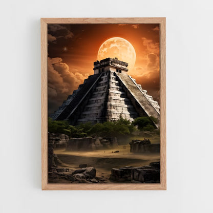 ap-mayan pyramid-3 cadre Bois clair
