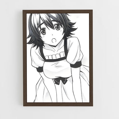 ap-mayuri shiina-5 cadre Bois foncé