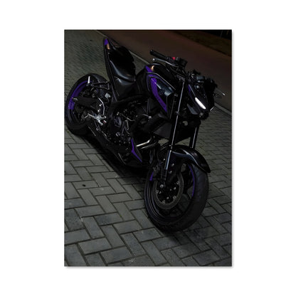 Poster Nuit de Moteur