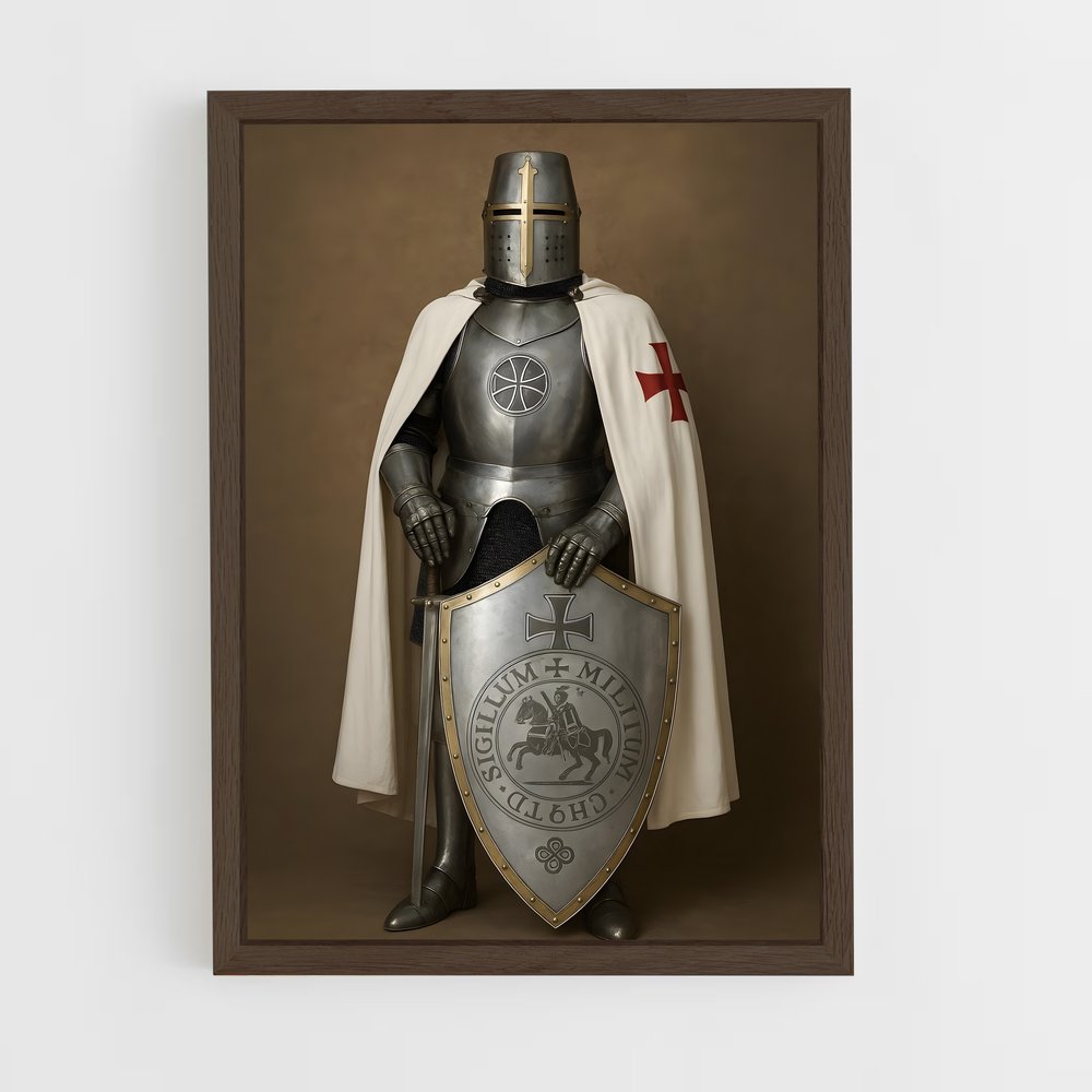 ap-medieval knights-3 cadre Bois foncé