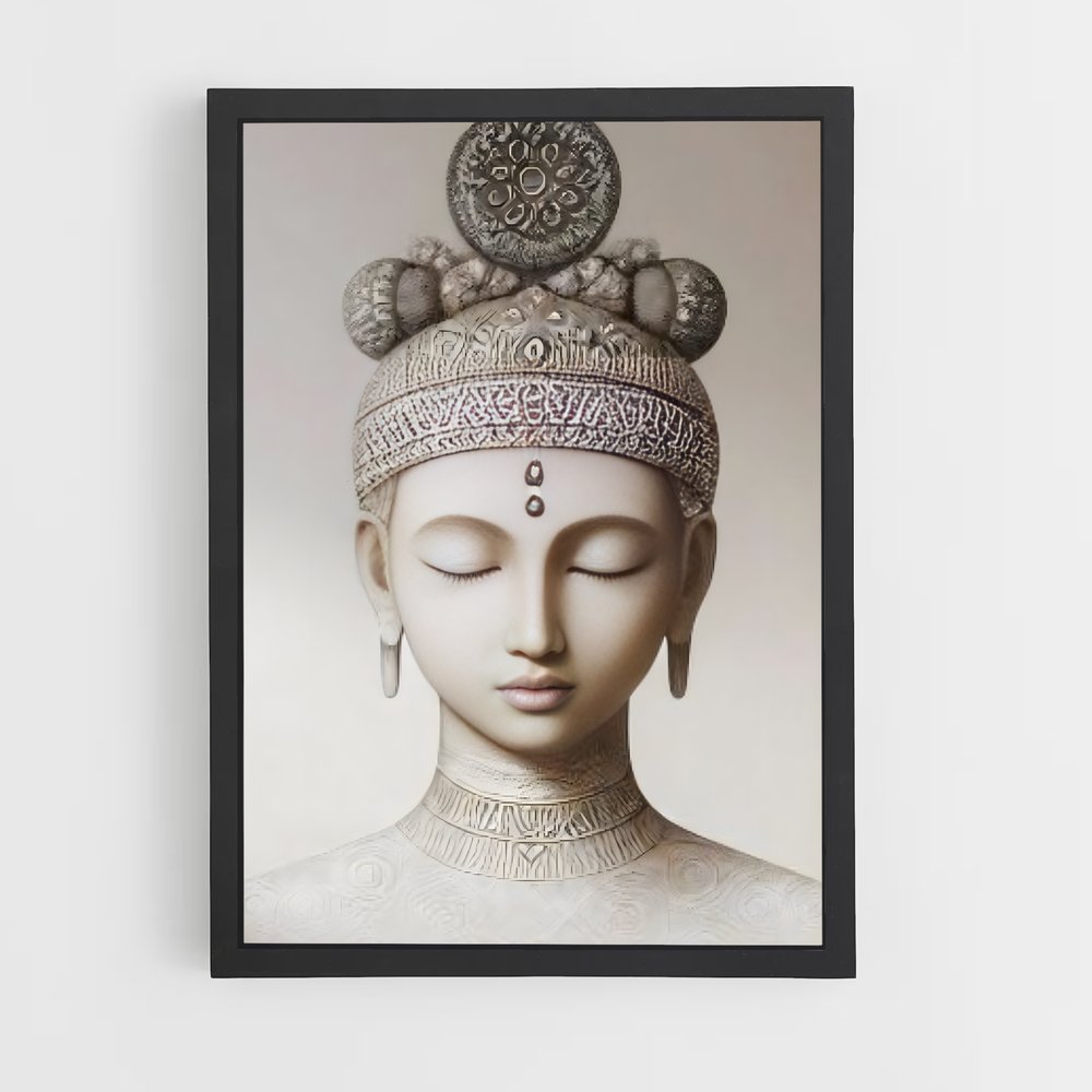 ap-meditation buddha-9 cadre Noir