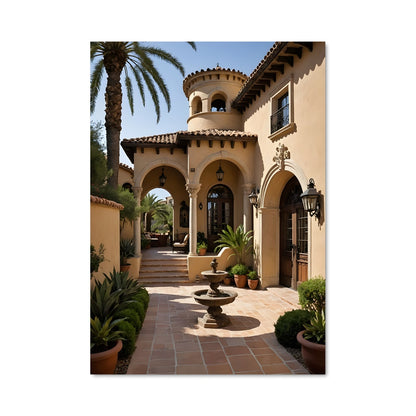 Poster Mediterranean architecture 18605