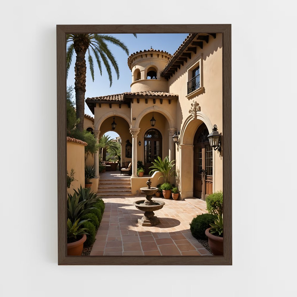 ap-mediterranean architecture-18 cadre Bois foncé