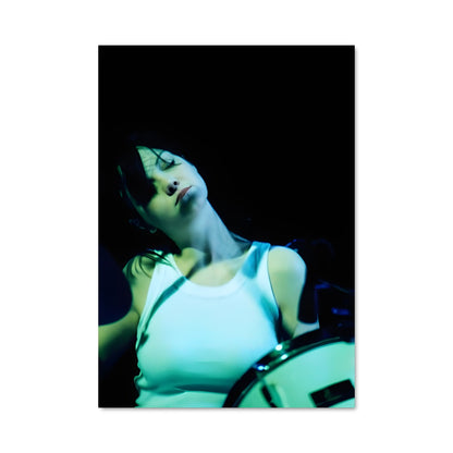 Poster Rhythm in White