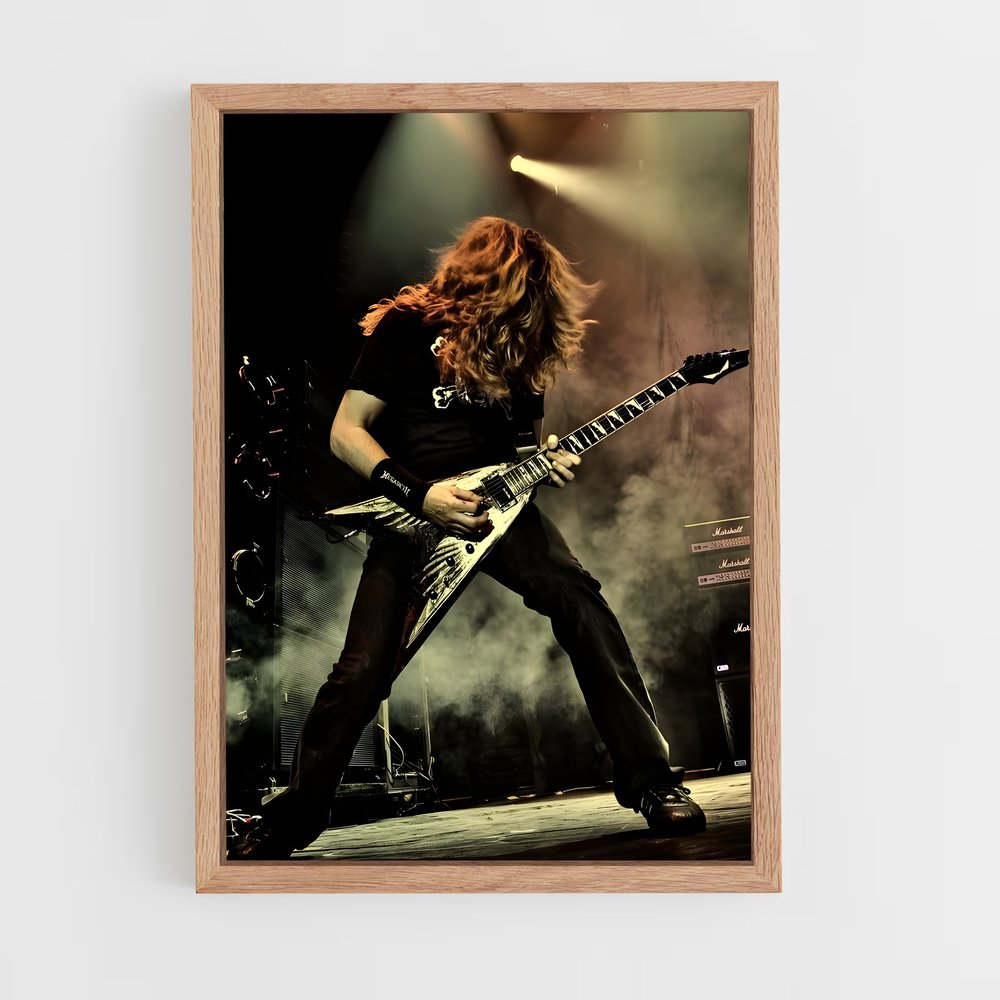 ap-megadeth-1 cadre Bois clair