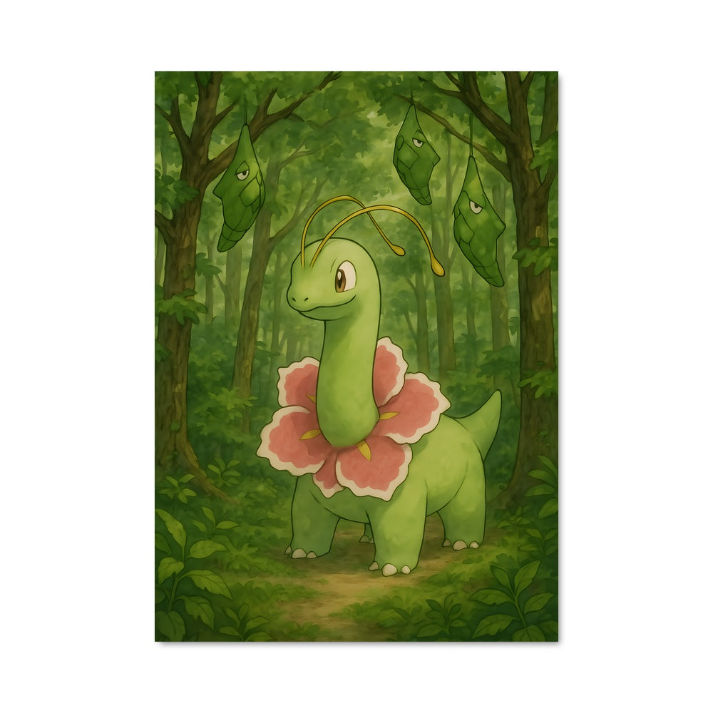 Poster Fleur de Dinosaure