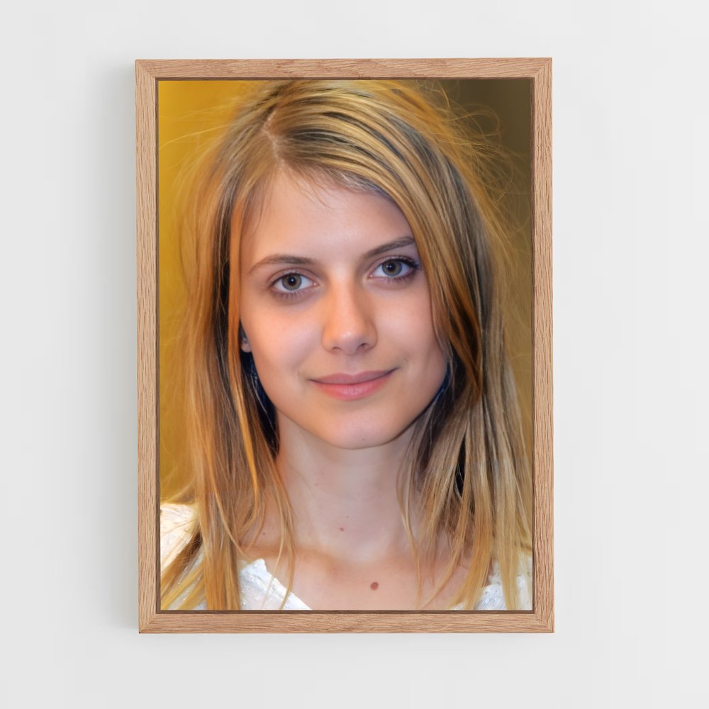 ap-melanie laurent-2 cadre Bois clair