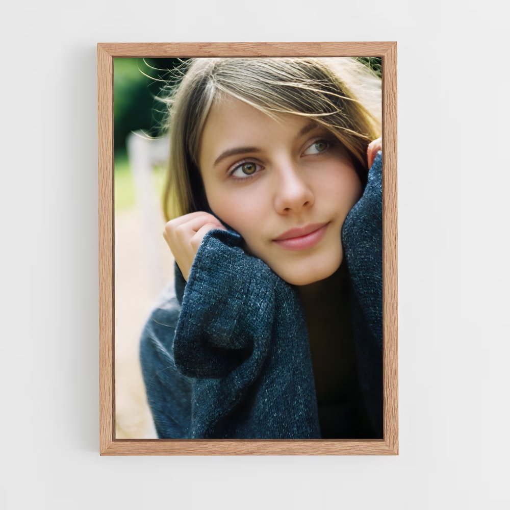 ap-melanie laurent-4 cadre Bois clair