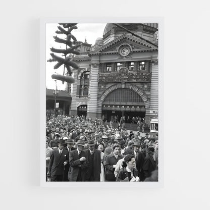ap-melbourne 1956-4 cadre Blanc