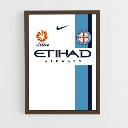 ap-melbourne city fc-3 cadre Bois foncé