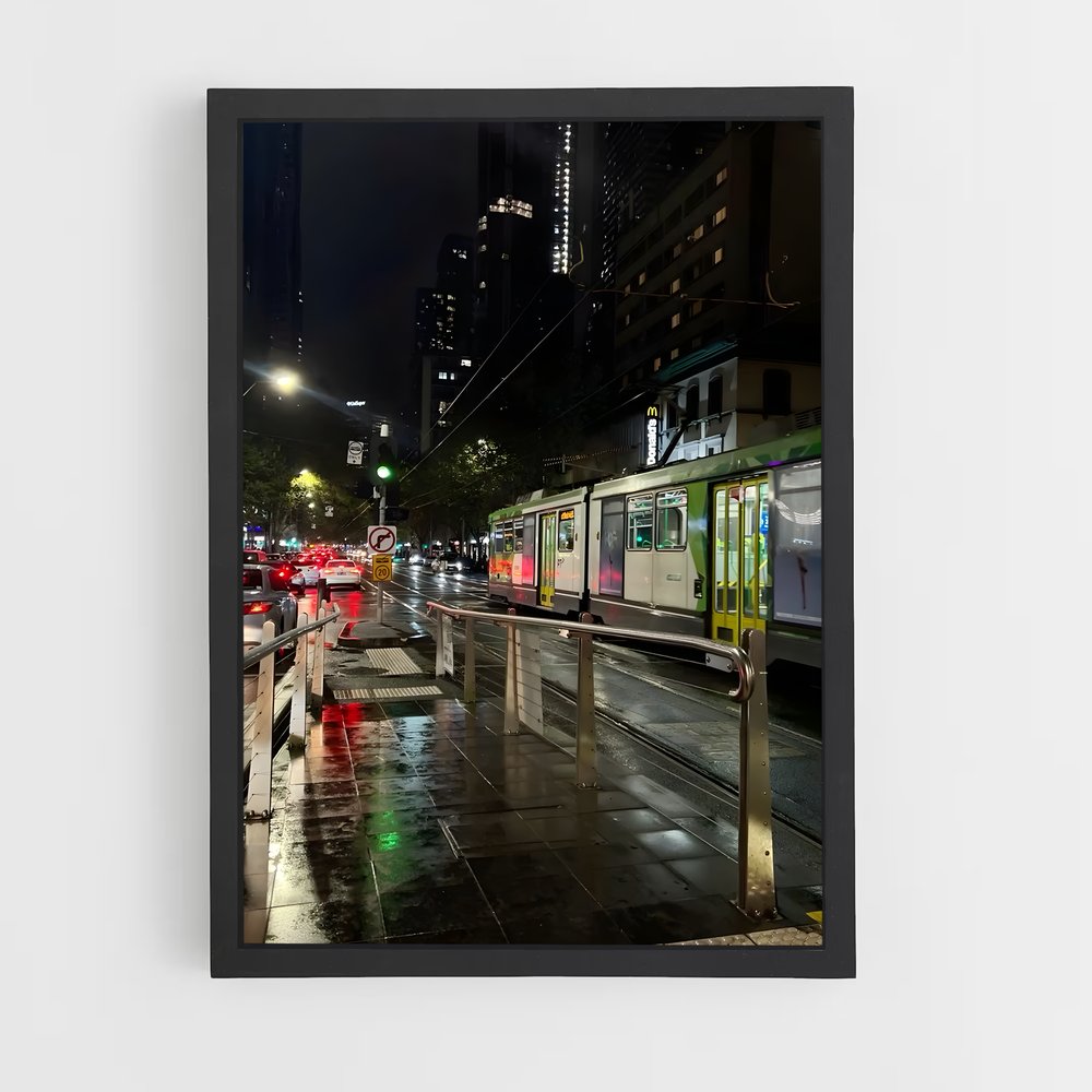 ap-melbourne tram-5 cadre Noir