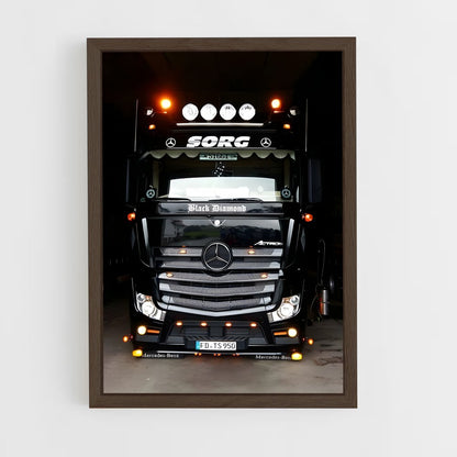 ap-mercedes actros-3 cadre Bois foncé