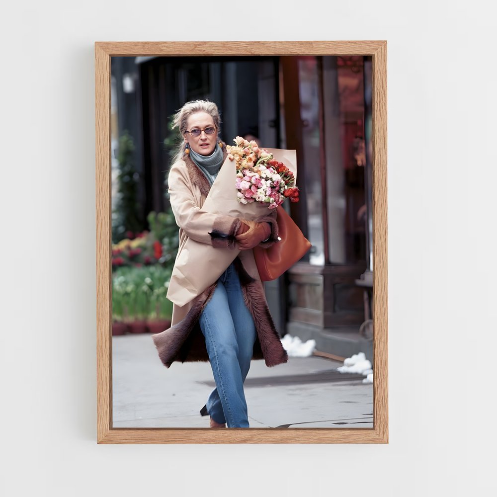 ap-meryl streep-2 cadre Bois clair