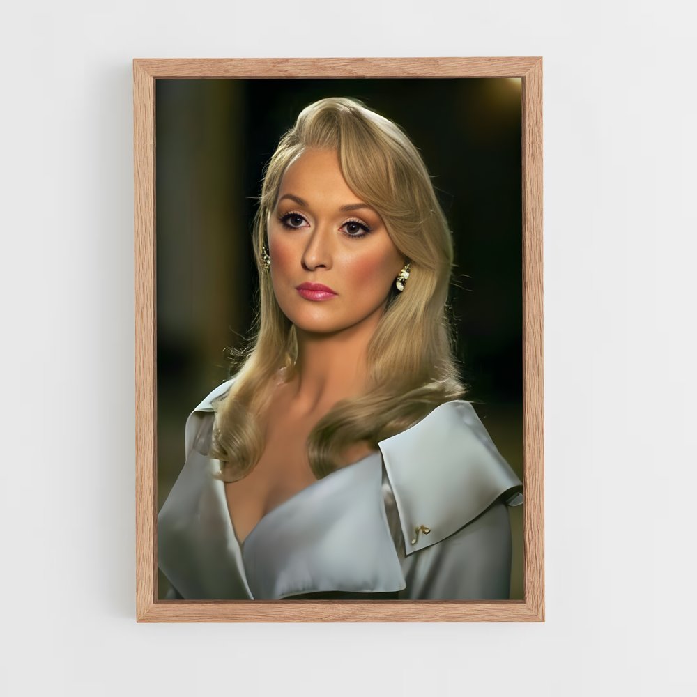 ap-meryl streep-5 cadre Bois clair