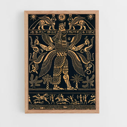 ap-mesopotamian mythology-3 cadre Bois clair