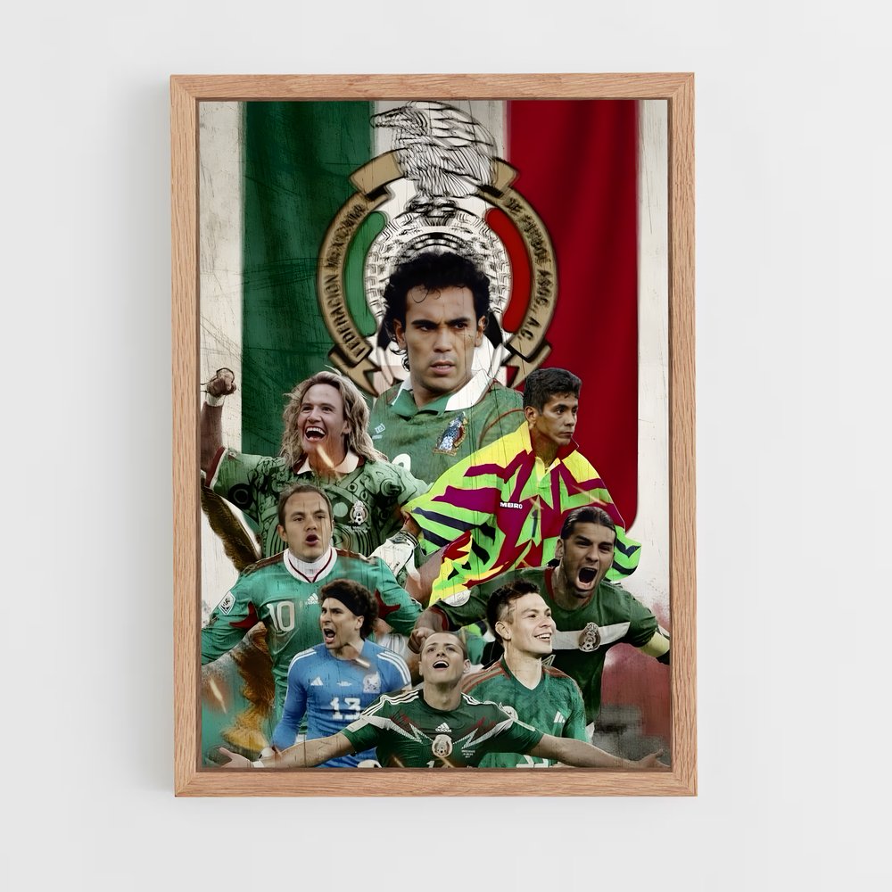 ap-mexico national football team-2 cadre Bois clair