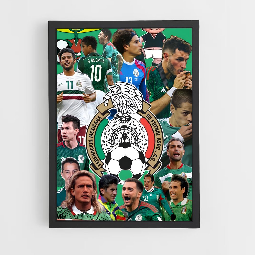 ap-mexico national football team-3 cadre Noir