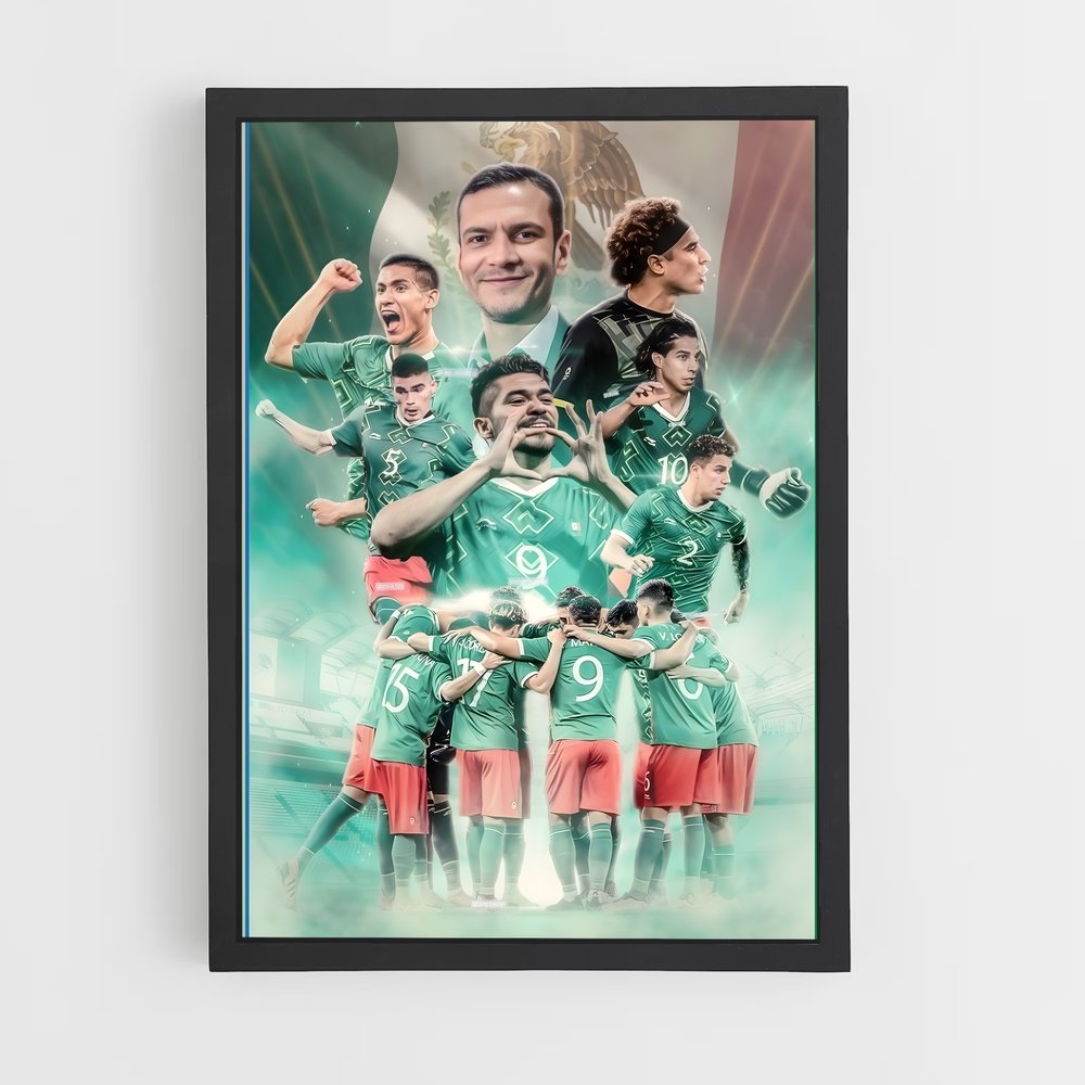 ap-mexico national football team-4 cadre Noir