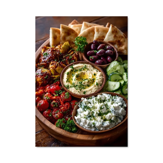 Poster Mezze platter 25898