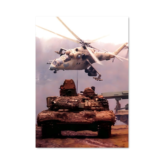 Poster Mi-24 hind 80956