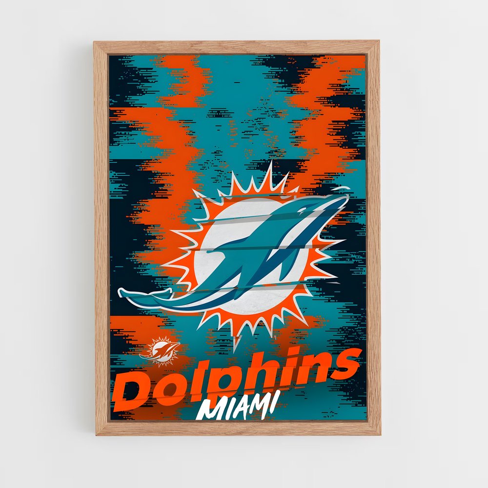 ap-miami dolphins-1 cadre Bois clair