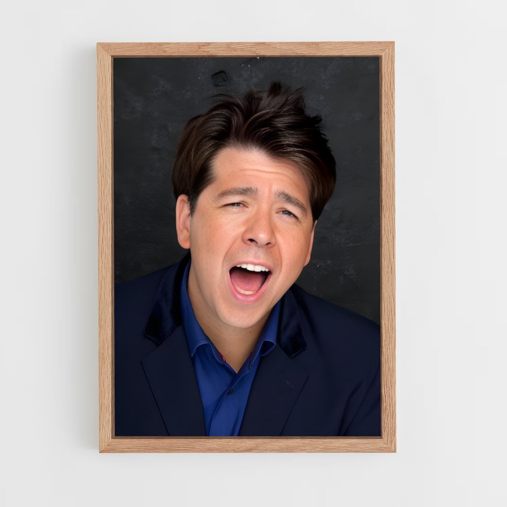 ap-michael mcintyre-6 cadre Bois clair