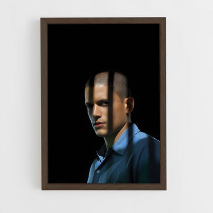 ap-michael scofield-3 cadre Bois foncé