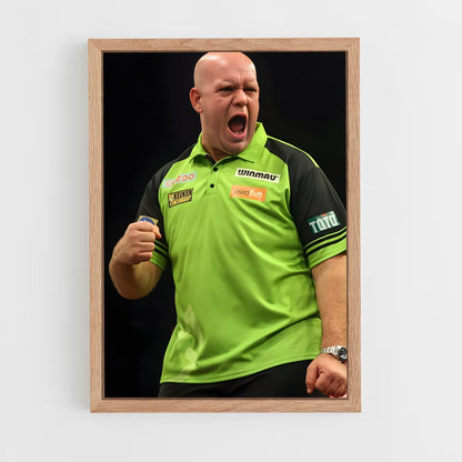 ap-michael van gerwen-1 cadre Bois clair