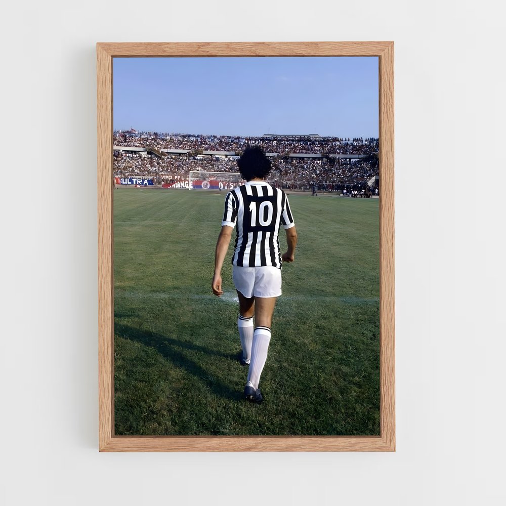 ap-michel platini-1 cadre Bois clair